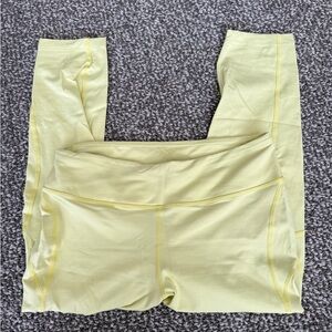Outdoor Voices cropped 7/8 yellow leggings